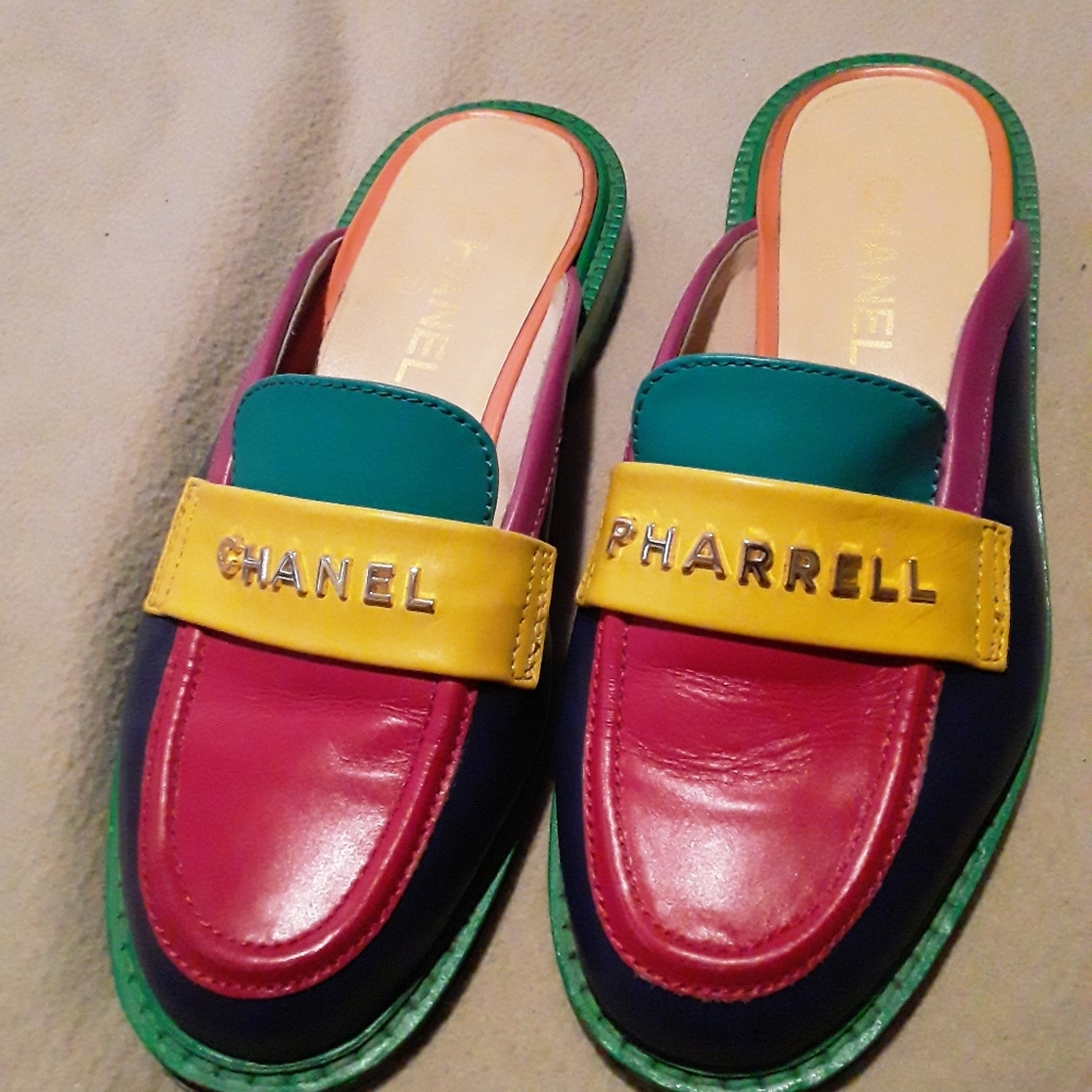 Chanel pharrell loafers